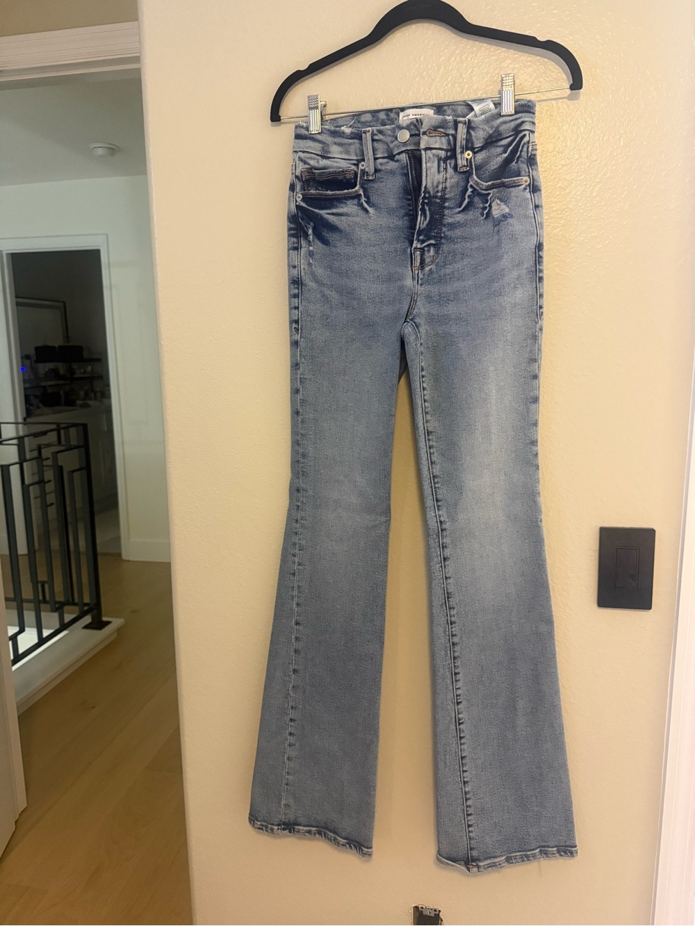 GOOD AMERICAN - GOOD CLASSIC SLIM BOOTCUT SUPER COMPRESSION JEANS | INDIGO440